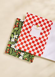 Wild Strawberry Perfect Bound Ruled Journal