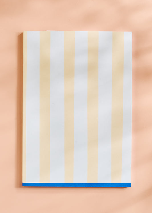 Butter Stripe Dot Grid Notebook