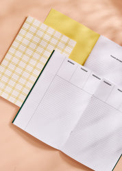 Golden Gingham Weekly Planner