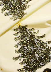 Christmas Tree With Bows Tea Towel