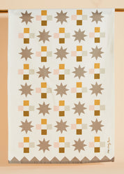 Quilt Block Cotton Tea Towel