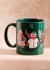 Bundle Up Green Coffee Mug