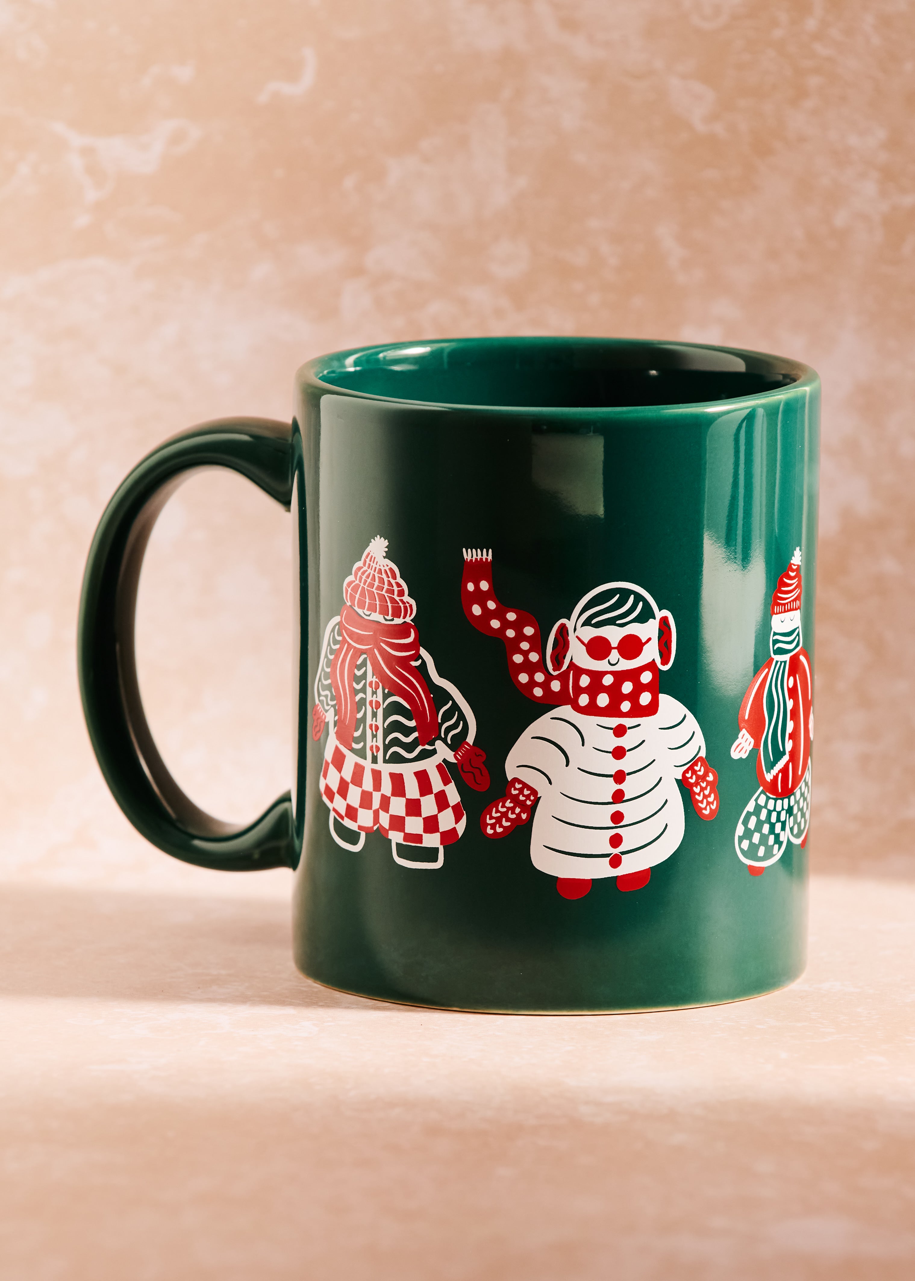 Bundle Up Green Coffee Mug