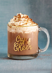 Cup of Cheer Glass Mug