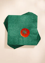 Tomato Cocktail Paper Beverage Napkin - Set of 20
