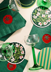 Tomato Cocktail Paper Beverage Napkin - Set of 20