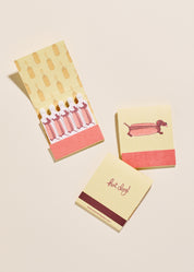 Hot Dog Printed 10 Stem Matchbook