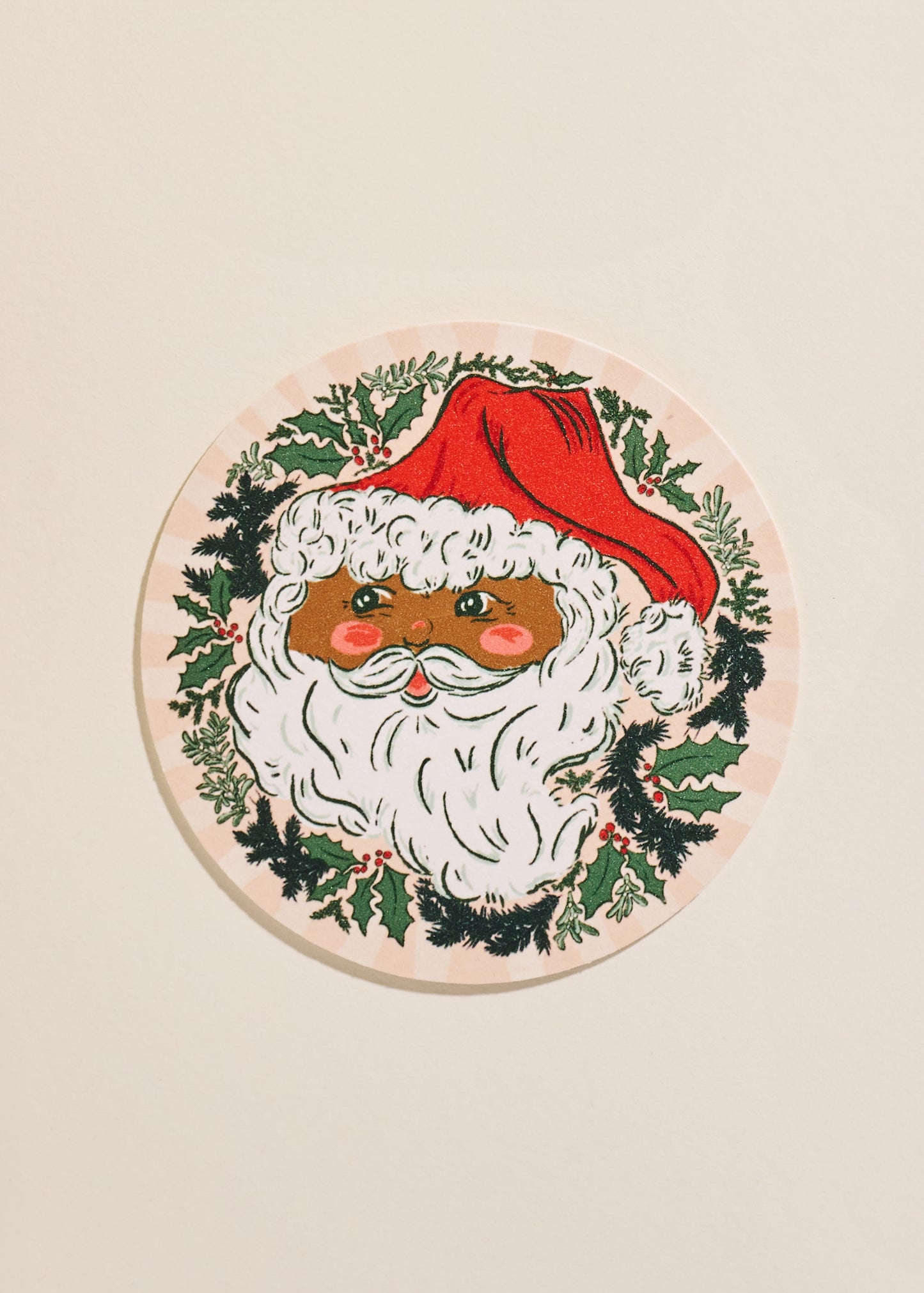 Santa Coasters - Set of 4