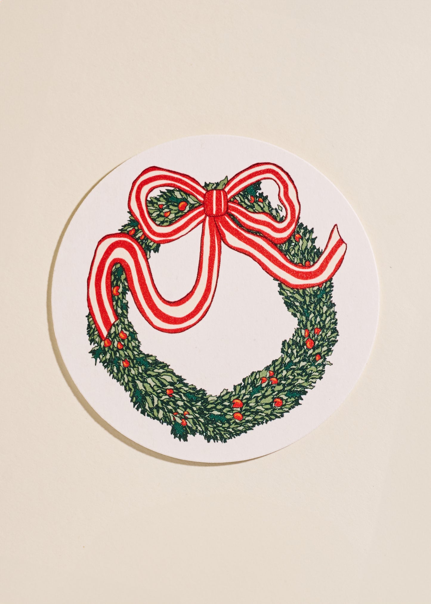 Holiday Wreath Coasters - Set of 4