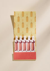 Hot Dog Printed 10 Stem Matchbook