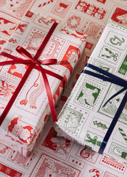 North Pole Post Double Sided Gift Wrap | Set of 3 Sheets