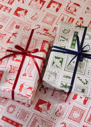 North Pole Post Double Sided Gift Wrap | Set of 3 Sheets