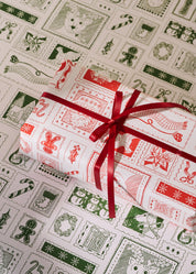 North Pole Post Double Sided Gift Wrap | Set of 3 Sheets