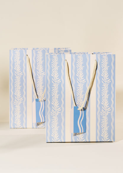 Blue Vine Medium Paper Gift Bag