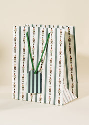 Nutcracker Stripe Medium Paper Gift Bag