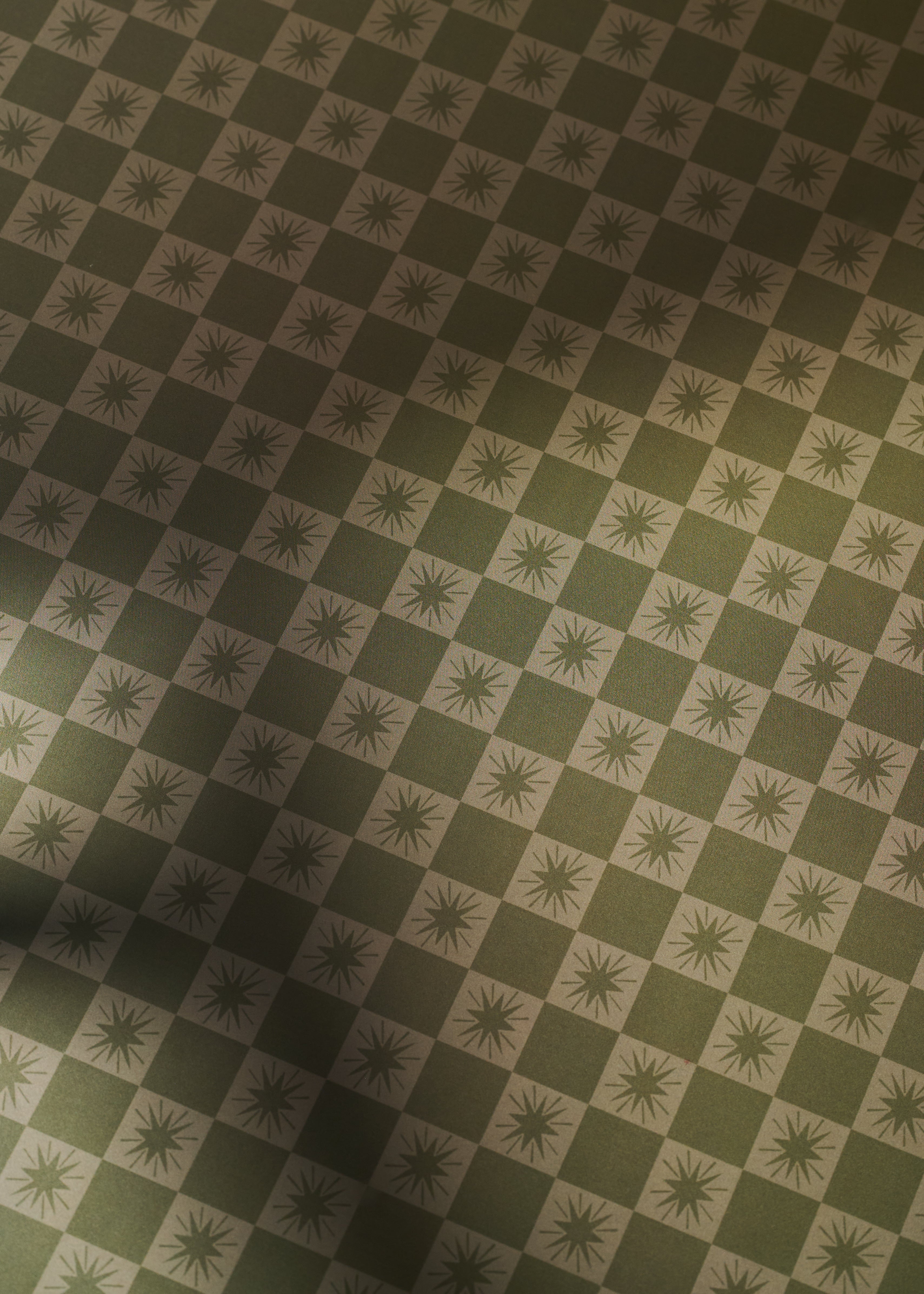 Dalmatian and Star Checked Double Sided Gift Wrap | Set of 3 Sheets