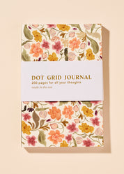 Autumn Floral Perfect Bound Dot Grid Journal