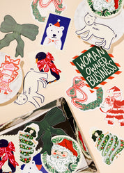 Polar Bear Matte Gift Label Sticker