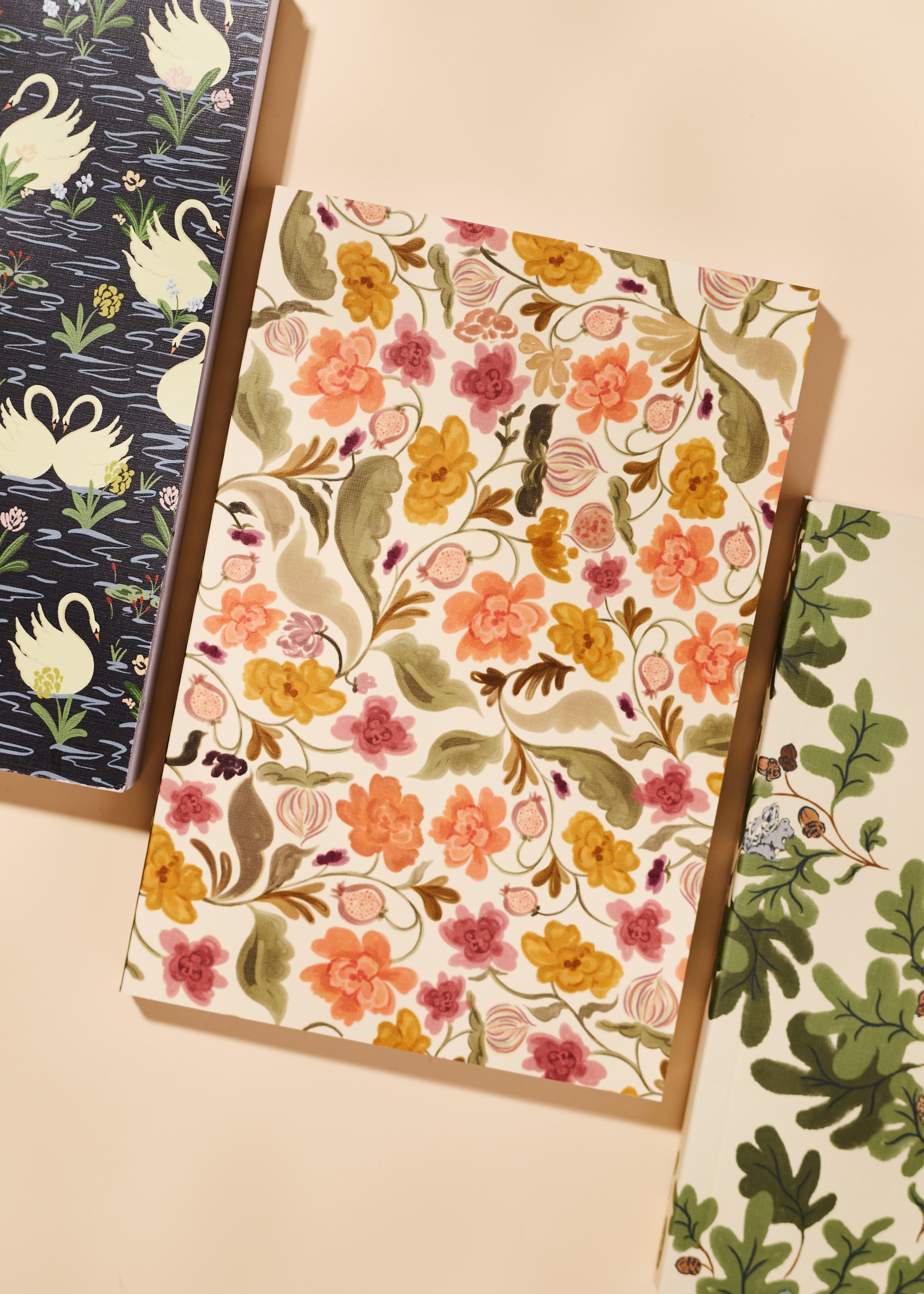 Autumn Floral Perfect Bound Dot Grid Journal