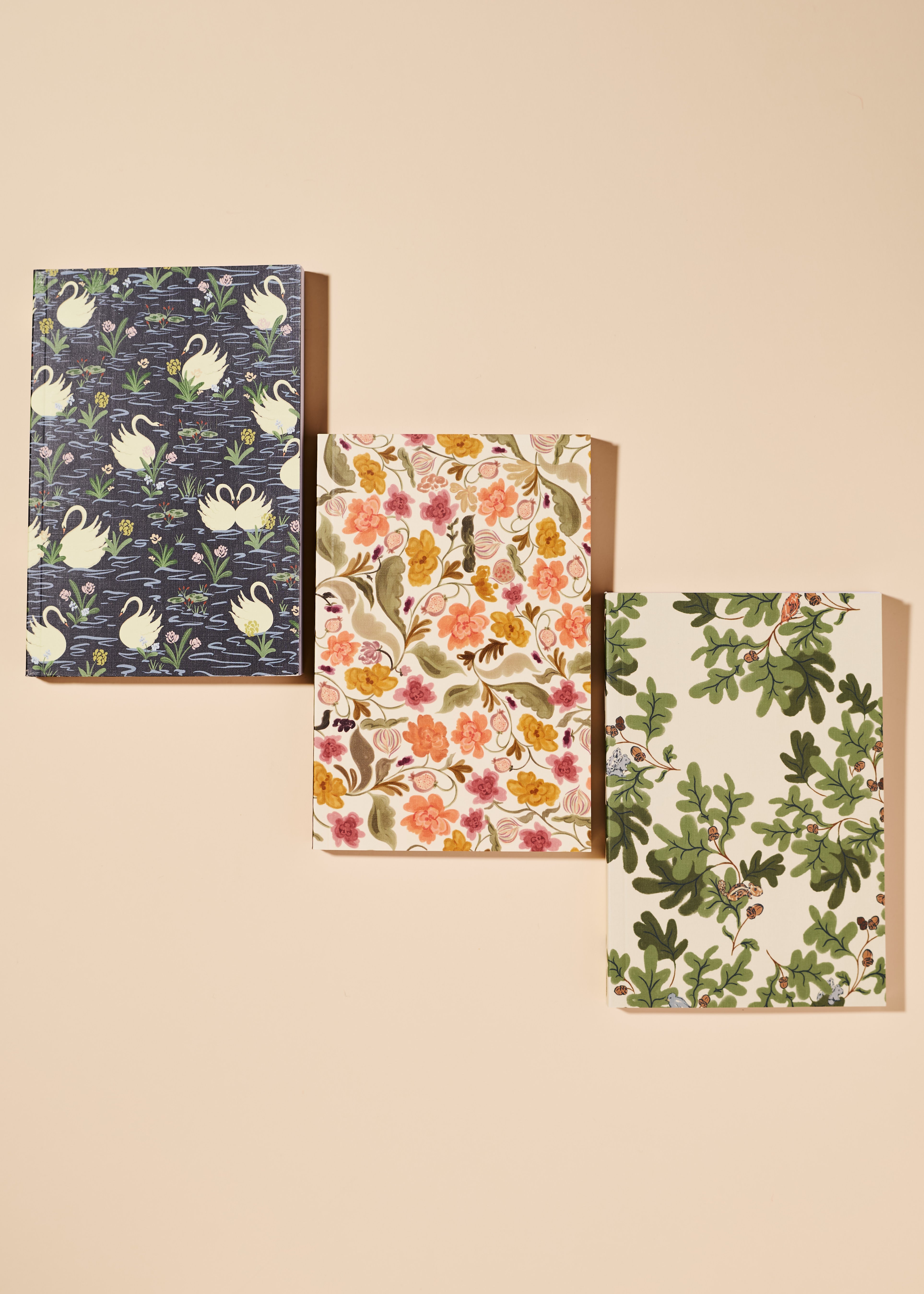 Autumn Floral Perfect Bound Dot Grid Journal