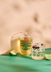 Evergreen Cheer Christmas Tree Soda Can Glass