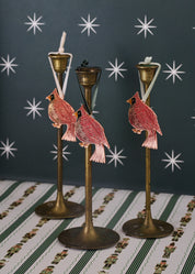 Cardinal Enamel Christmas Tree Ornament