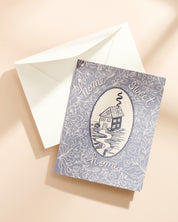 Home Sweet Home illustrated housewarming greeting card