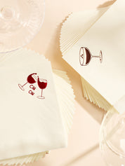 Espresso Martini Cream Paper Beverage Napkin - Set of 20