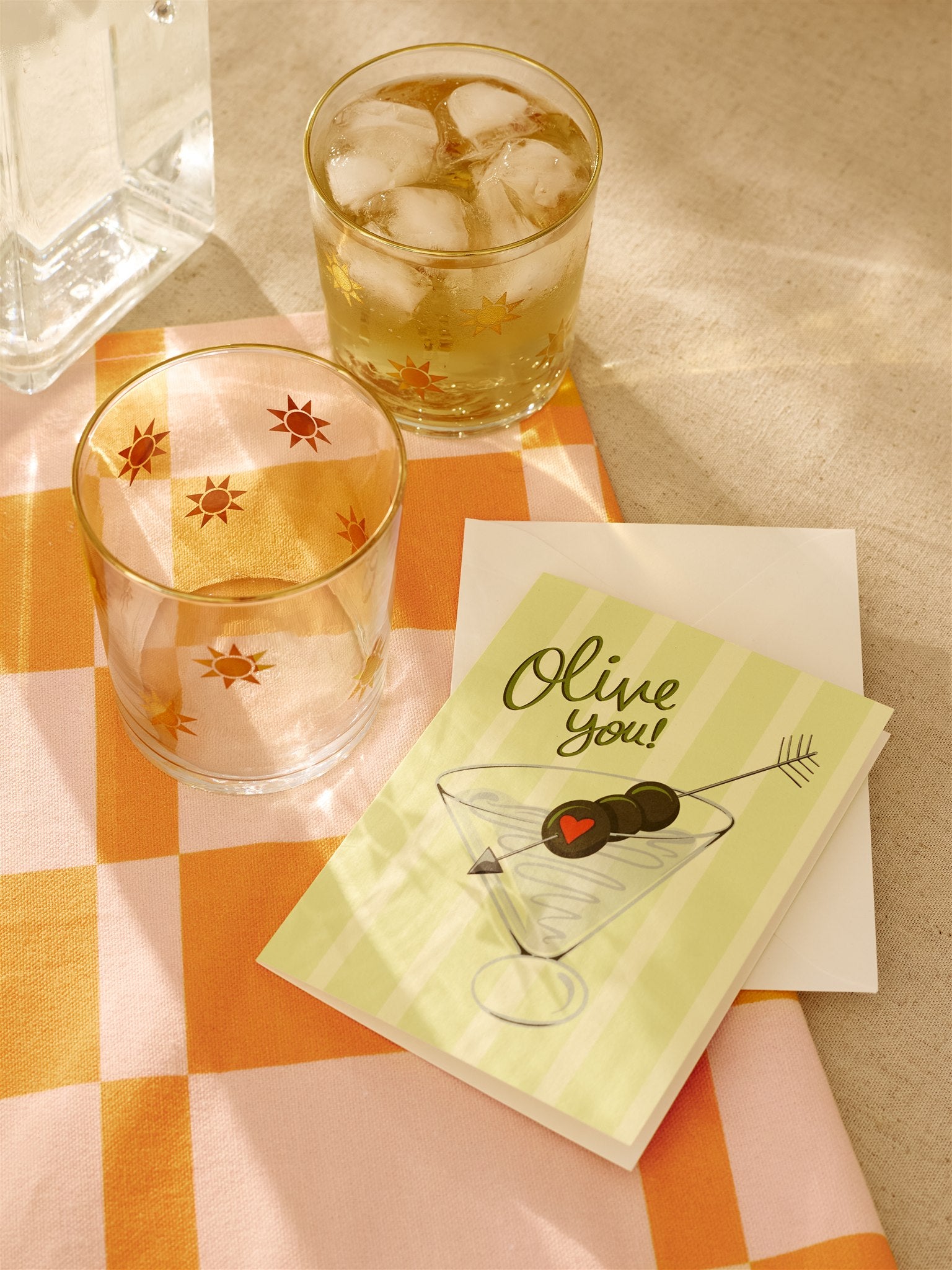 Sunny Days 12.5 Ounce Glass Tumbler