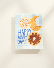 Pastry Father’s Day Folded A2 Greeting Card