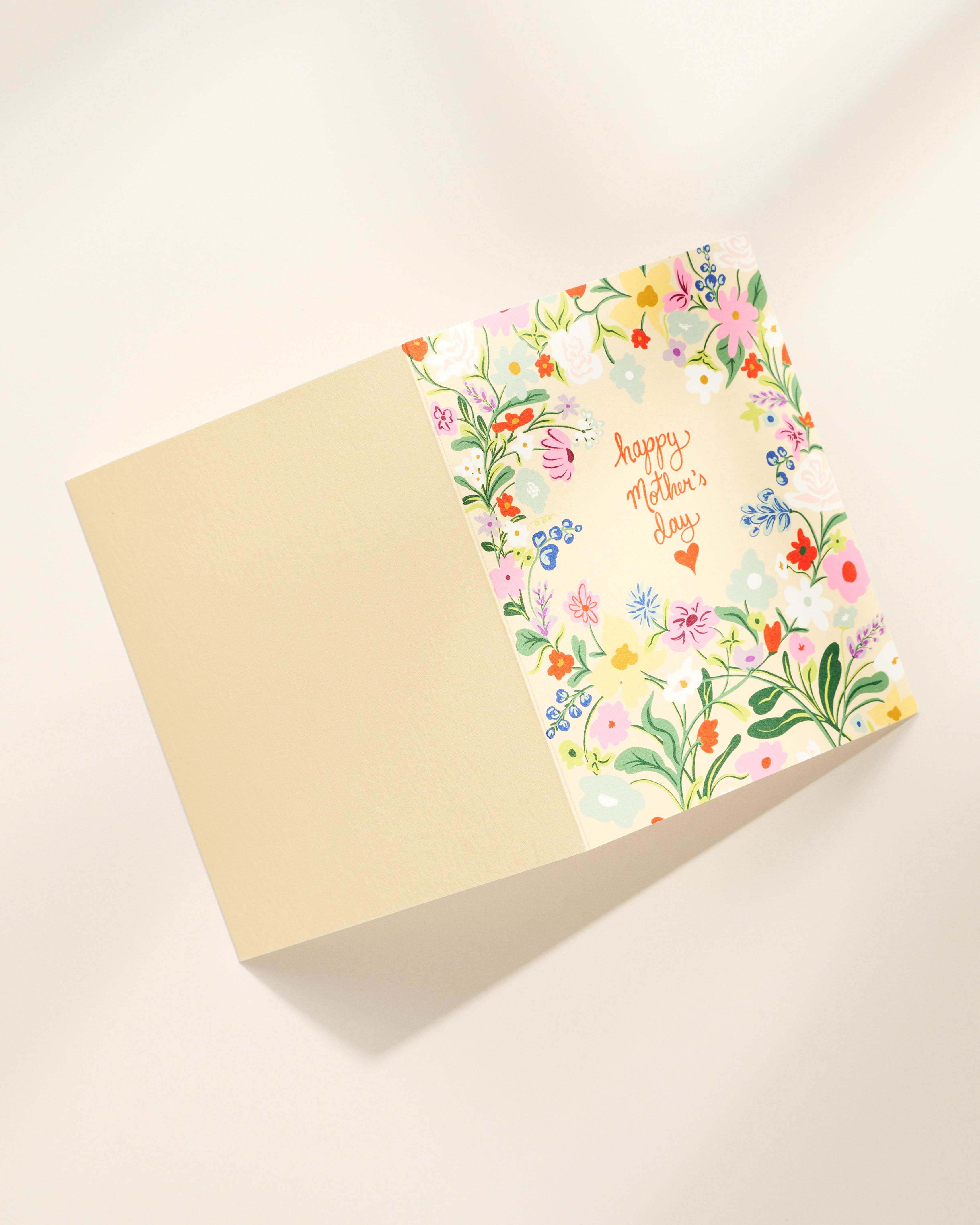 Floral Mother’s Day Folded A2 Greeting Card