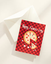 Pizza Father’s Day Folded A2 Greeting Card