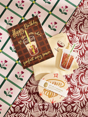 Oui Croissants Coasters - Set of Four