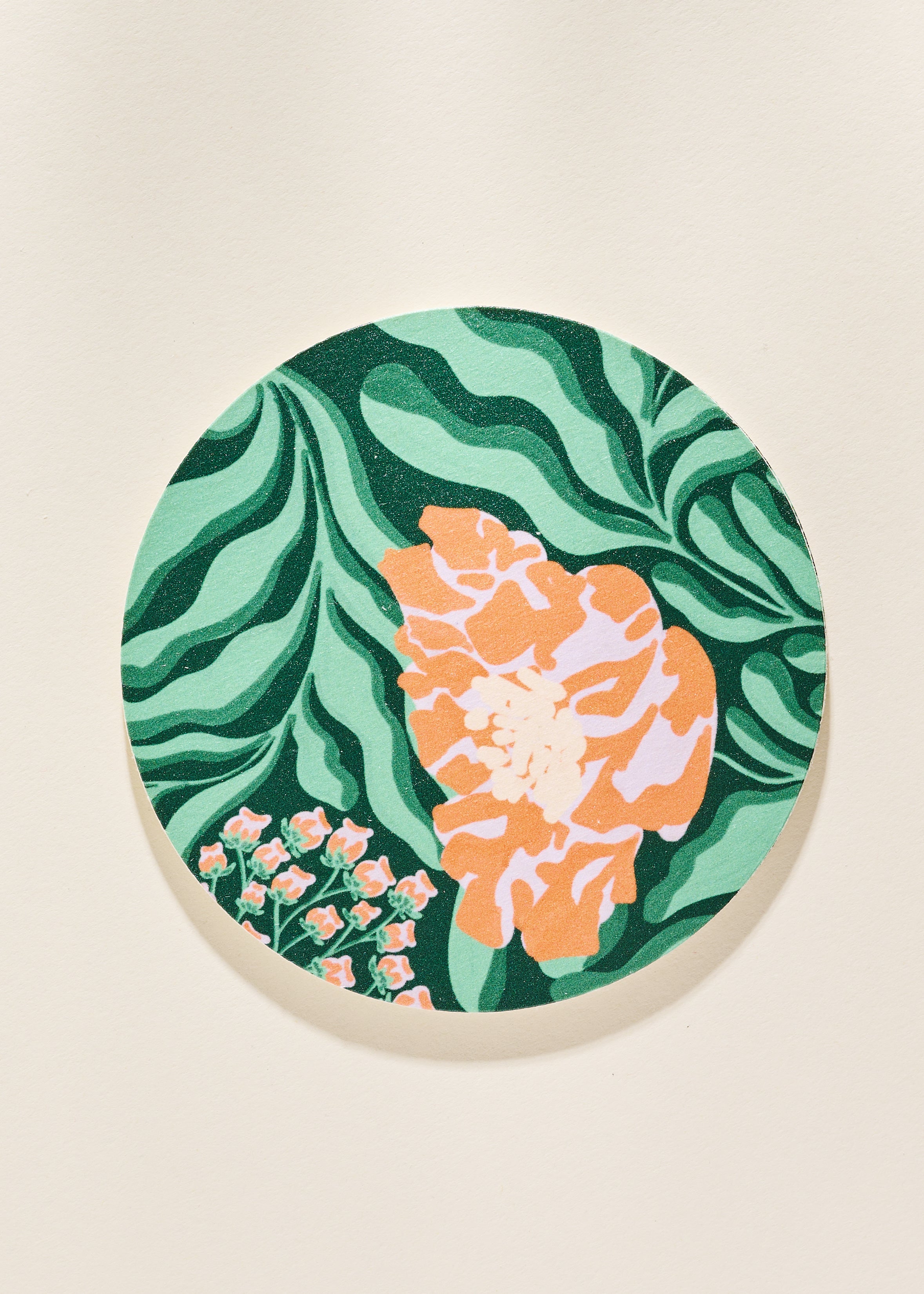Glitch Floral Coasters - Set of Four