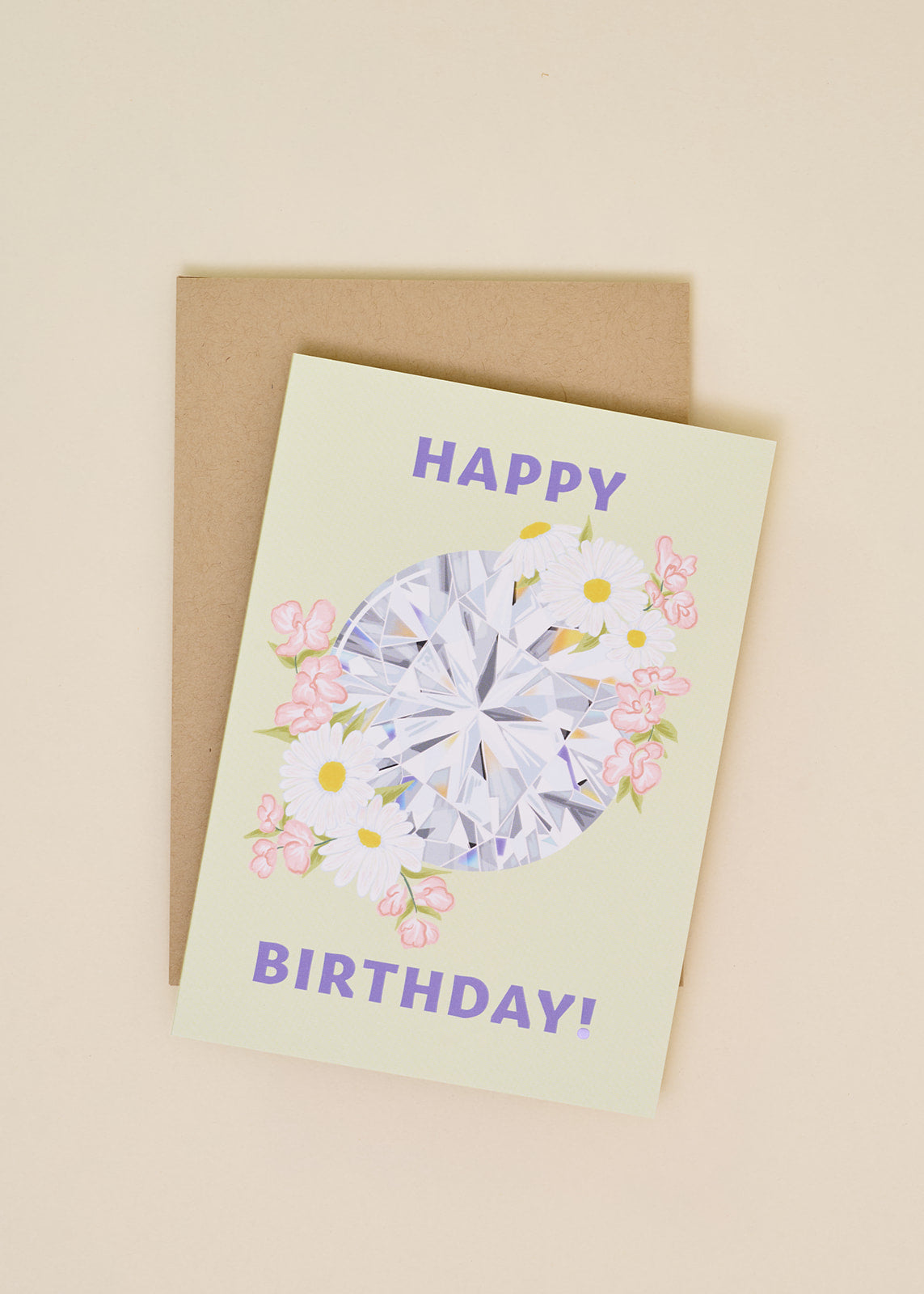 April Birthstone Birthday Card