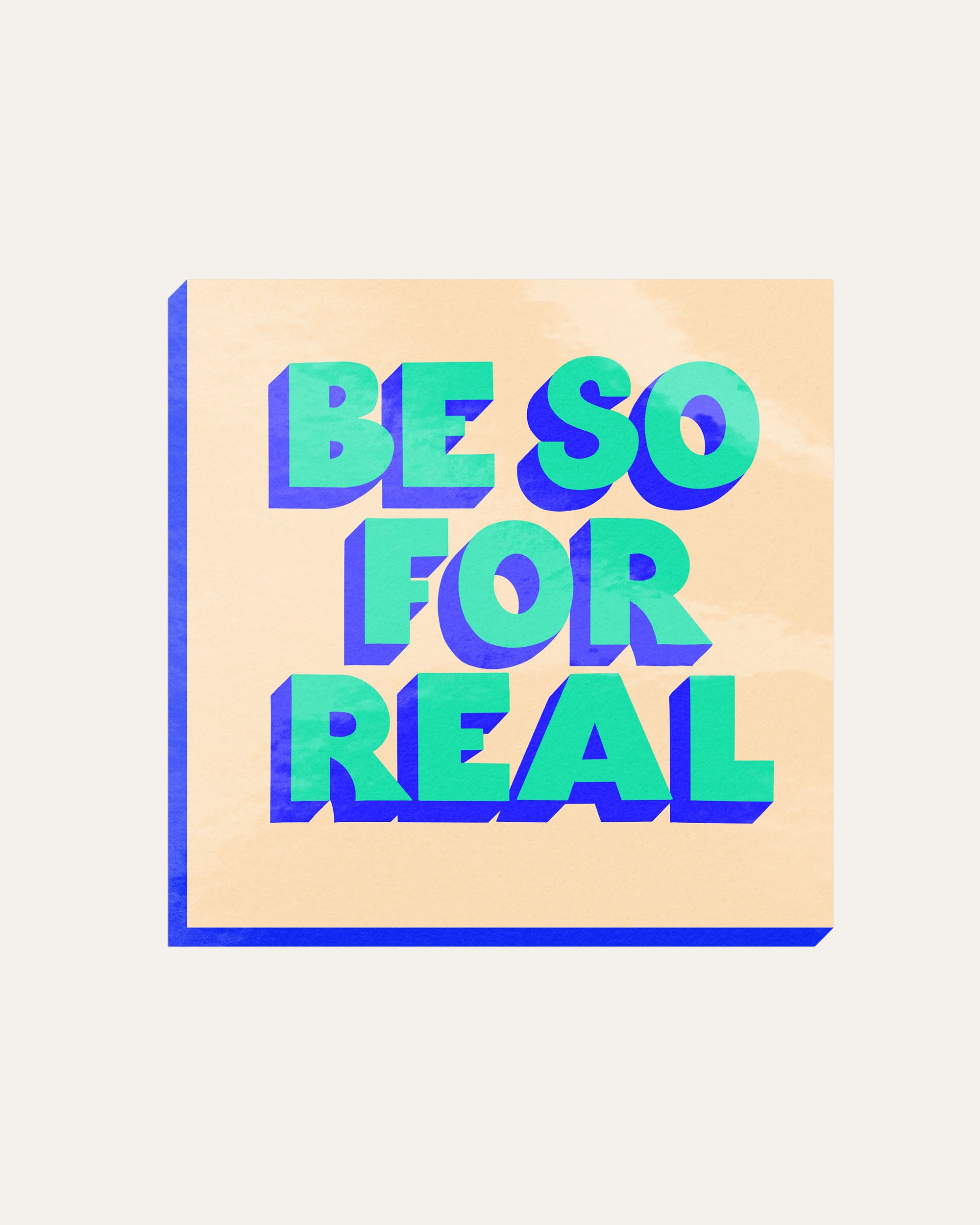 Be So For Real Sticker – One and Only Paper