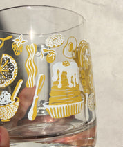 SECONDS Brunch At Home Illustrated Glass Coffee Mug