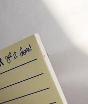SECONDS Butter Get It Done Notepad