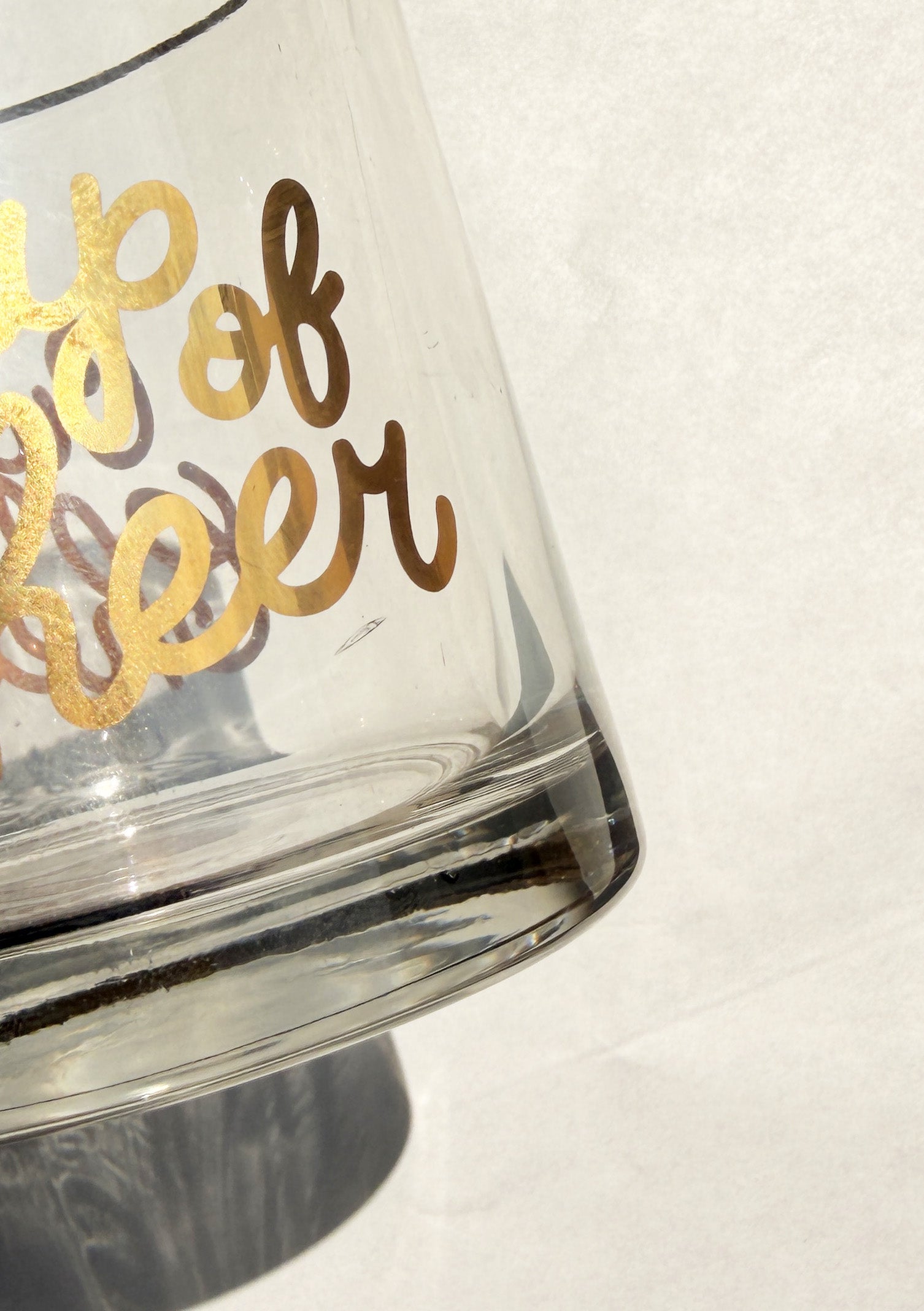 SECONDS Cup of Cheer Glass Mug
