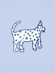 Party Hat Dalmatian Dog Sticker