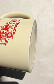 SECONDS Island Santa Cream Coffee Mug