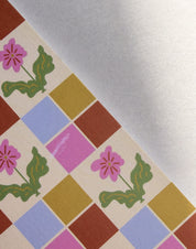 SECONDS Pixel Bloom Checkered Dot Grid Notebook