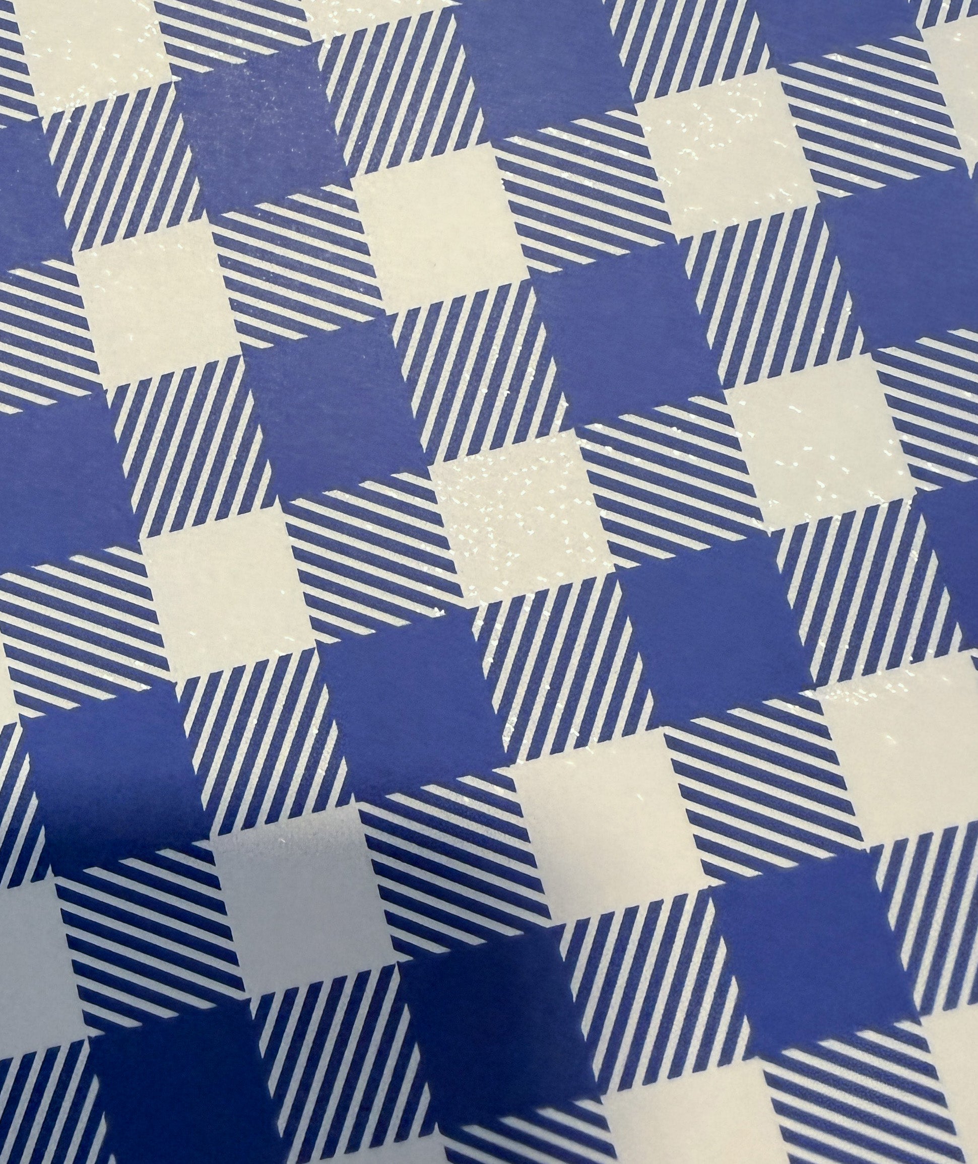 SECONDS Lobster and Blue Gingham Double Sided Gift Wrap | Set of 10 Sheets