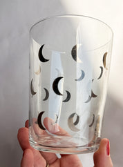SECONDS Moon 18.5 Ounce Glass Tumbler