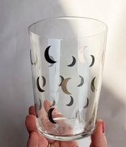 SECONDS Moon 18.5 Ounce Glass Tumbler