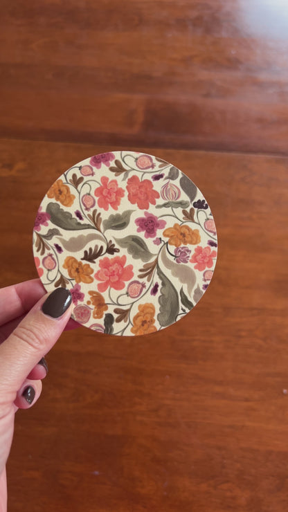 Autumn Florals Coaster - Set of 4