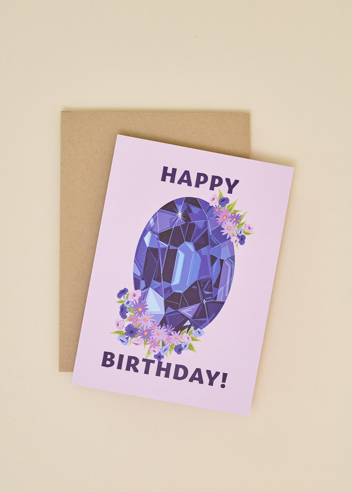 September Birthstone Birthday Card