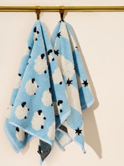 Counting Sheep Terry Cloth Towel Set Of Two