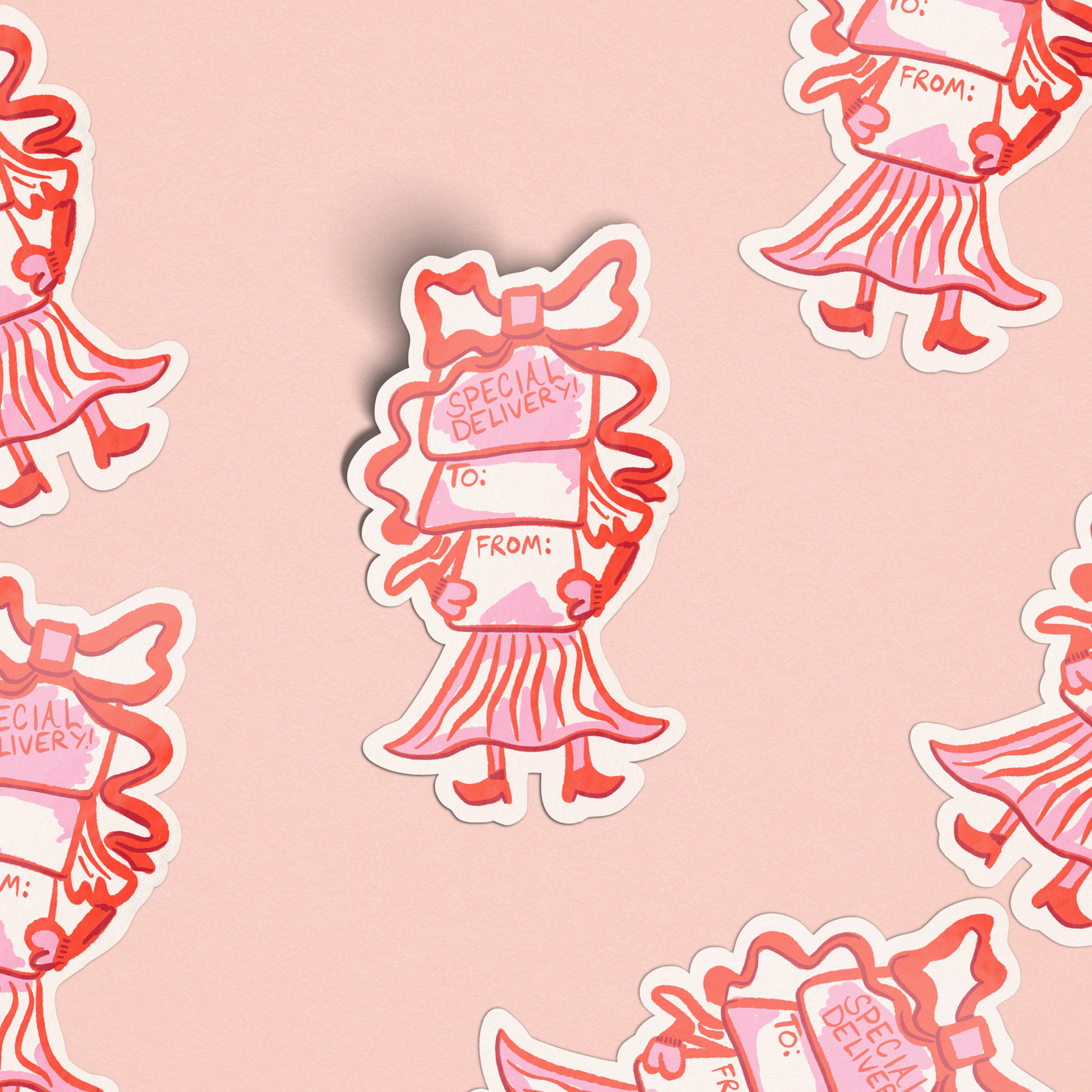 Special Delivery Matte Gift Label Sticker