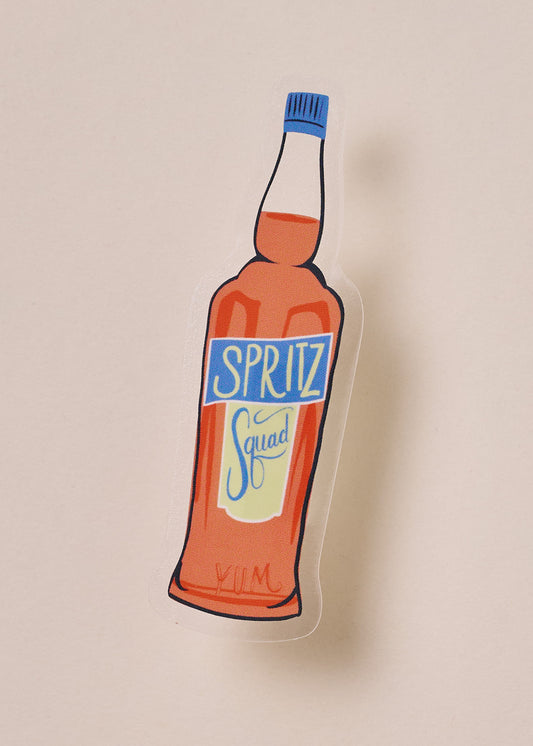 Spritz Squad Clear Sticker